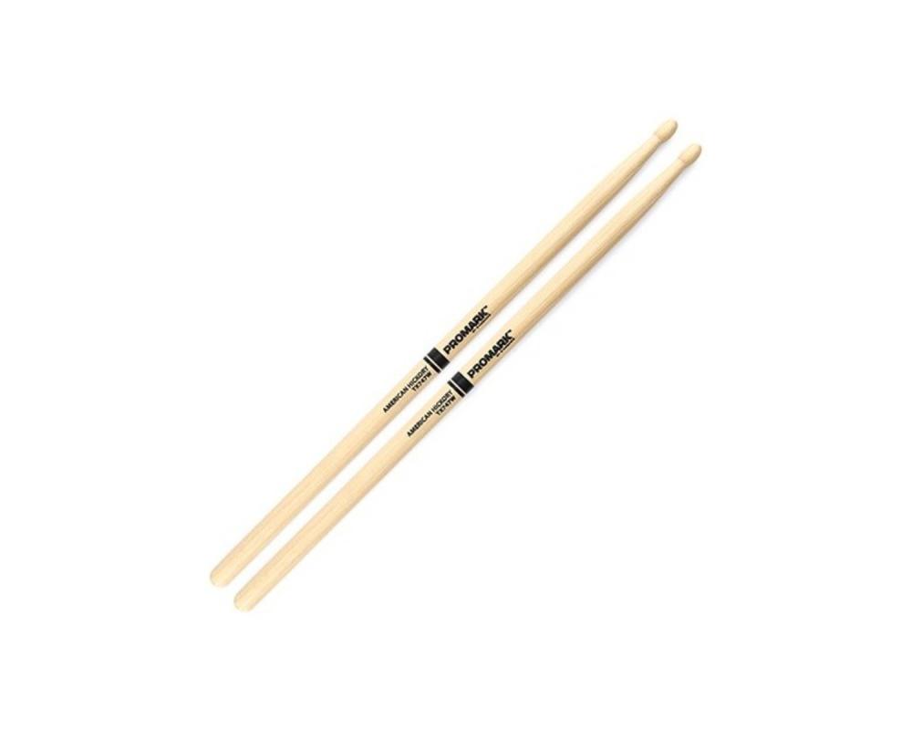 Promark TX747W  Classic Forward 747 Hickory Drumstick, Oval Wood Tip