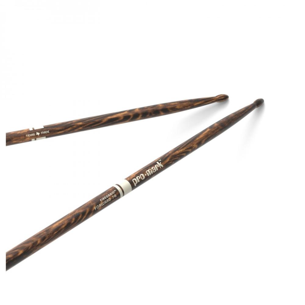 Promark TX7AW-FG Classic Forward 7A FireGrain Hickory, Oval Wood Tip