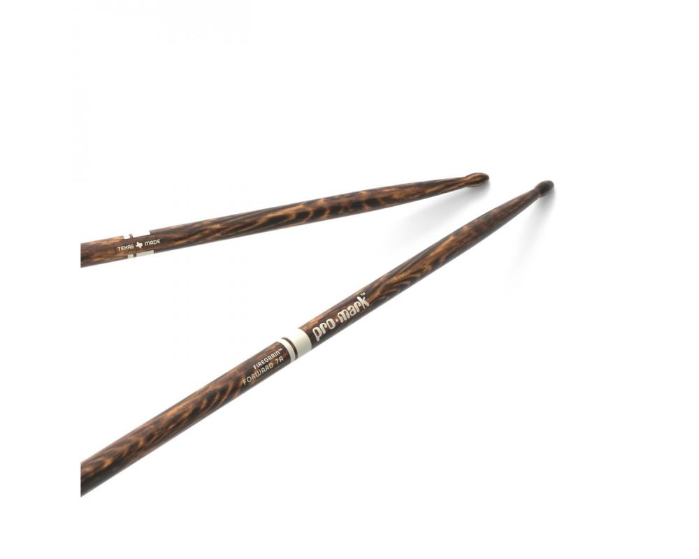 Promark TX7AW-FG Classic Forward 7A FireGrain Hickory, Oval Wood Tip