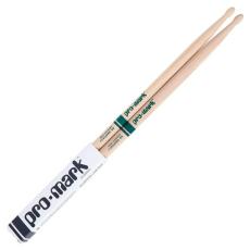 Promark TXR5BW Classic Forward 5B Raw Hickory Drumstick, Oval Wood Tip