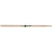 Promark TXR5BW Classic Forward 5B Raw Hickory Drumstick, Oval Wood Tip