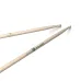 Promark TXR7AW Classic Forward 7A Raw Hickory Drumstick, Oval Wood Tip