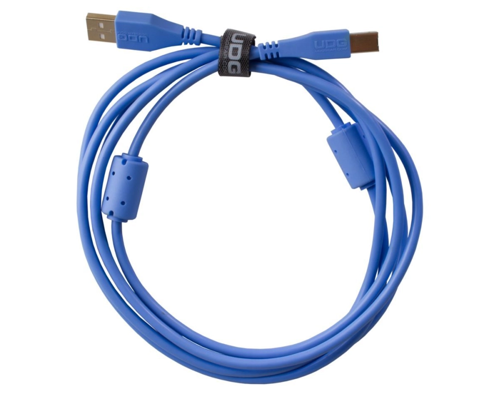 UDG Ultimate Audio Cable USB 2.0 A-B Light Blue Straight (2m)