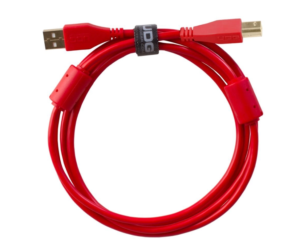 UDG Ultimate Audio Cable USB 2.0 A-B Red Straight (1m)