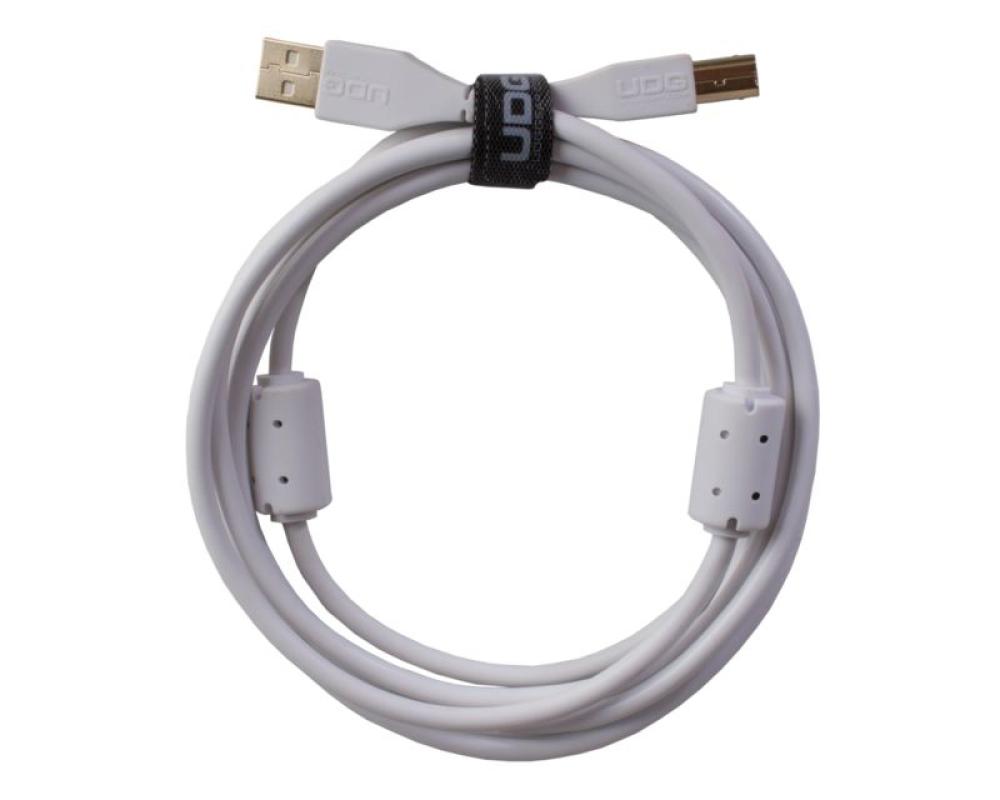 UDG Ultimate Audio Cable USB 2.0 A-B White Straight (1m)