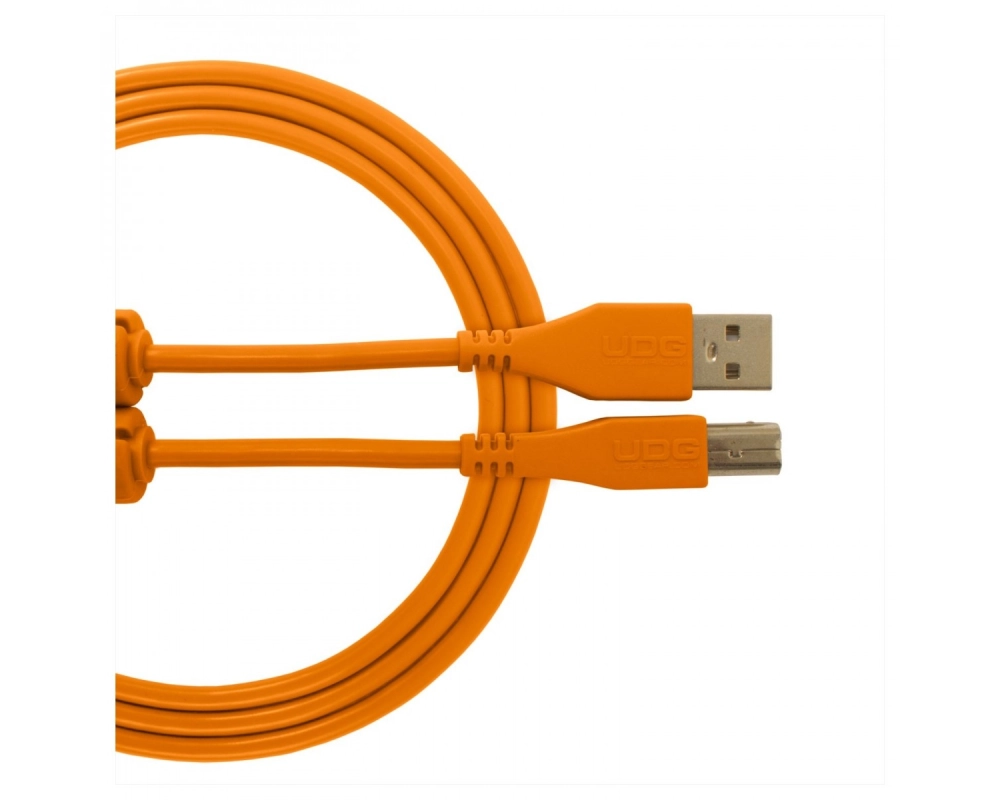 UDG Ultimate Audio Cable USB 2.0 A-B Orange Straight (2m)