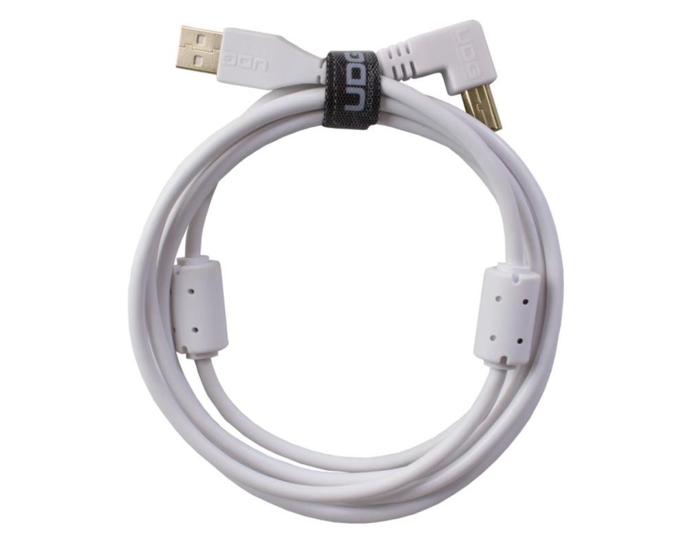 UDG Ultimate Audio Cable USB 2.0 A-B White Angled (1m)