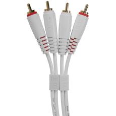 UDG Ultimate Audio Cable Set RCA - RCA White Straight 1.5m