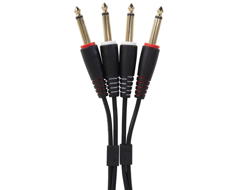 UDG Ultimate Audio Cable Set 1/4 Jack - 1/4 Jack Black 1.5m