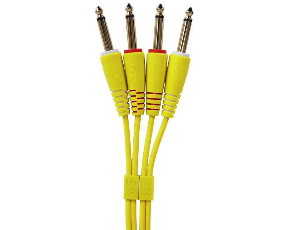 UDG Ultimate Audio Cable Set 1/4 Jack - 1/4 Jack Yellow 1.5m