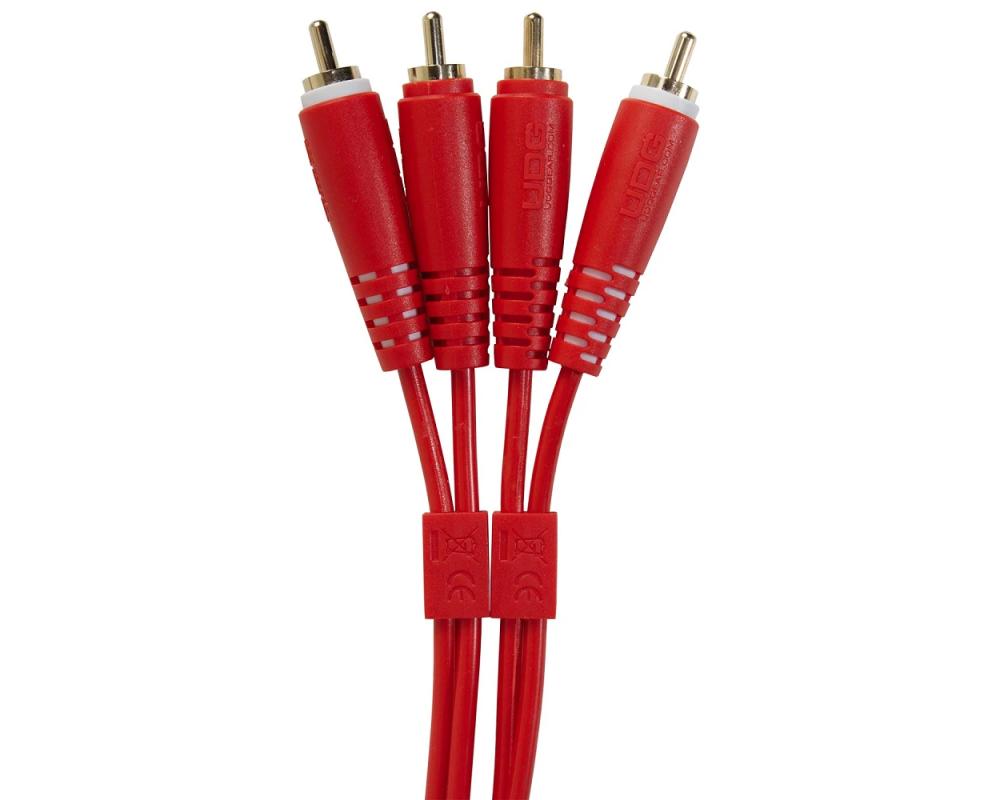 UDG Ultimate Audio Cable Set RCA - RCA Red Straight 3m