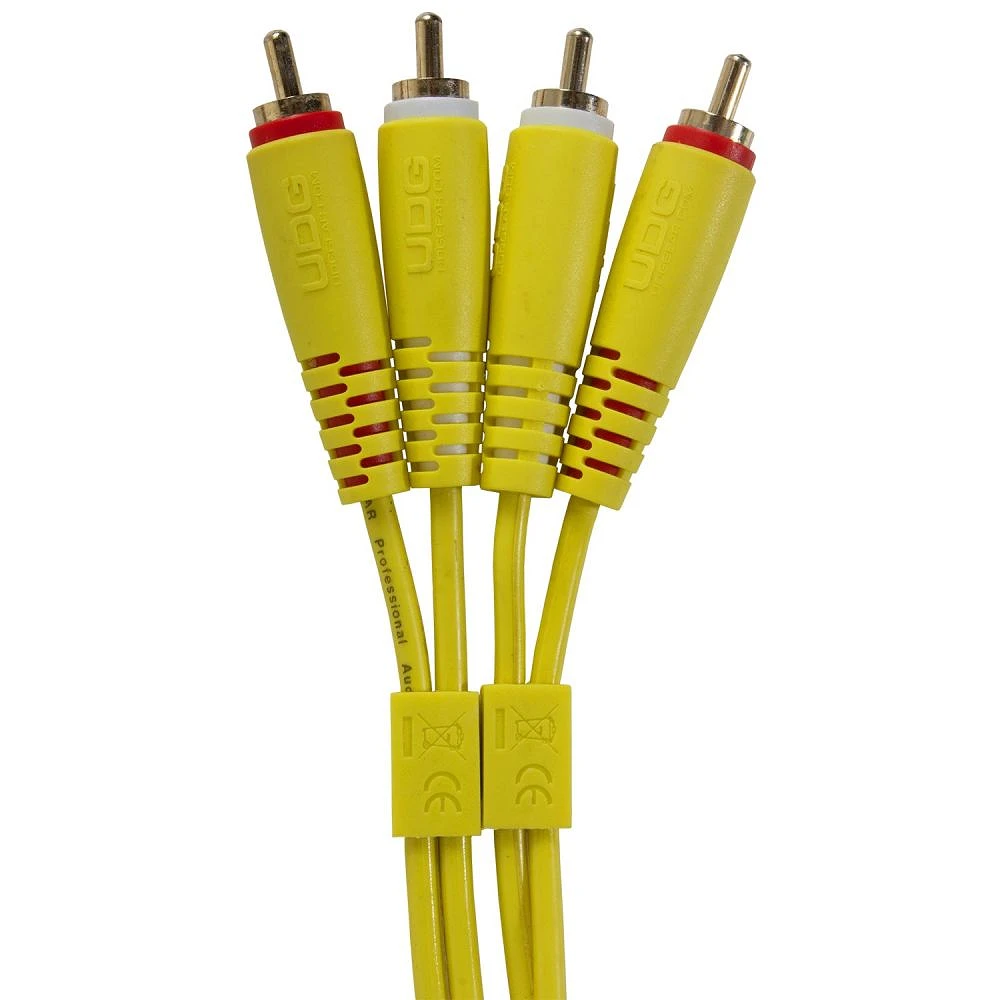 UDG Ultimate Audio Cable Set RCA - RCA Yellow Straight 3m