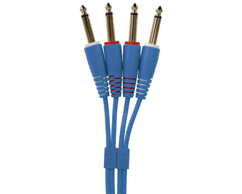 UDG Ultimate Audio Cable Set 1/4 Jack - 1/4 Jack Light Blue 3m