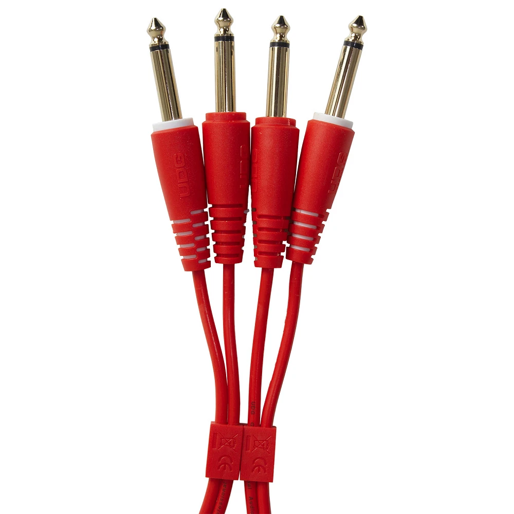 UDG Ultimate Audio Cable Set 1/4 Jack - 1/4 Jack Red Straight 3m