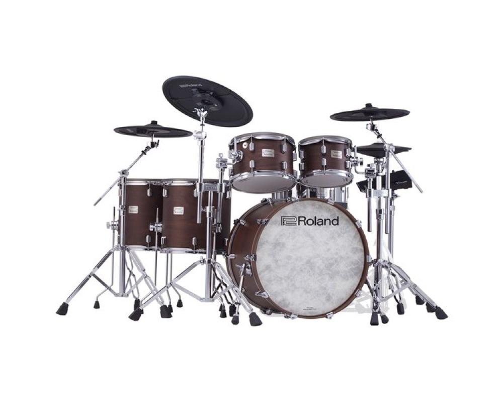 Roland VAD716-SW V-Drums Acoustic Design Drum Kit, Satin Walnut