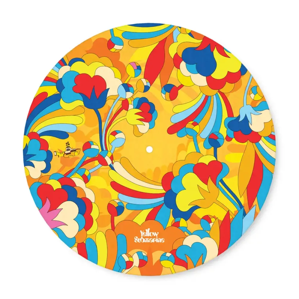 Daddario Slipmat Beatles Yellow Submarine Record Mat, Primrose Prairie
