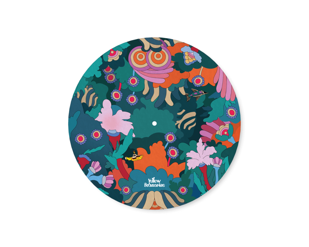 Daddario Slipmat Beatles Yellow Submarine Record Mat, Under the Sea