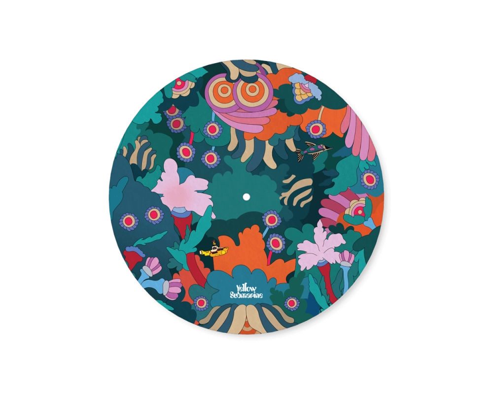 Daddario Slipmat Beatles Yellow Submarine Record Mat, Under the Sea