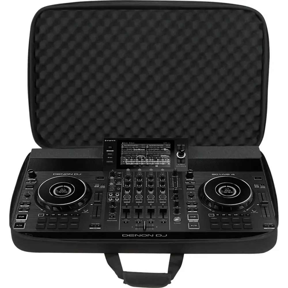 Walkasse Shockproof Eva Case Denon DJ SC Live 4 Black (Backpack and Shoulder)