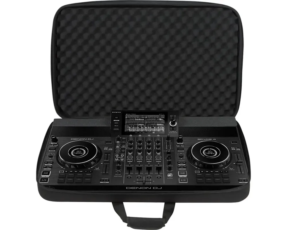 Walkasse Shockproof Eva Case Denon DJ SC Live 4 Black (Backpack and Shoulder)