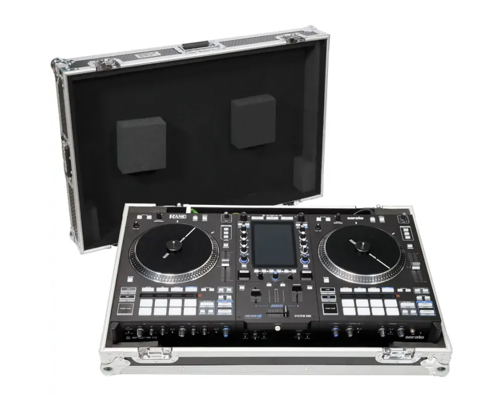Walkasse Flight Case Controller Rane System One Silver (Wheels)