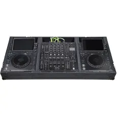 Walkasse Flight Case Alphatheta CDJ-3000X - DJM-V10/V10LF Black (Wheels)