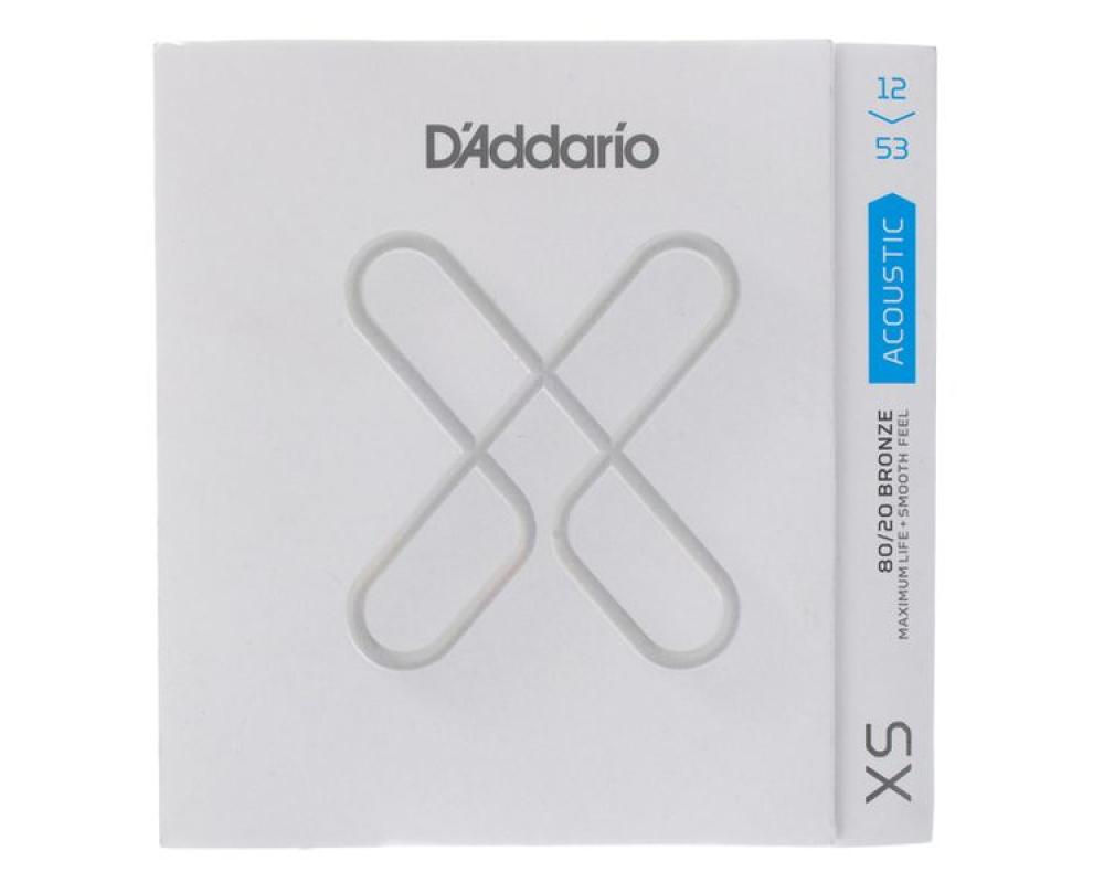 Daddario XSABR1253 12-53 Light, XS 80/20 Bronze Coated