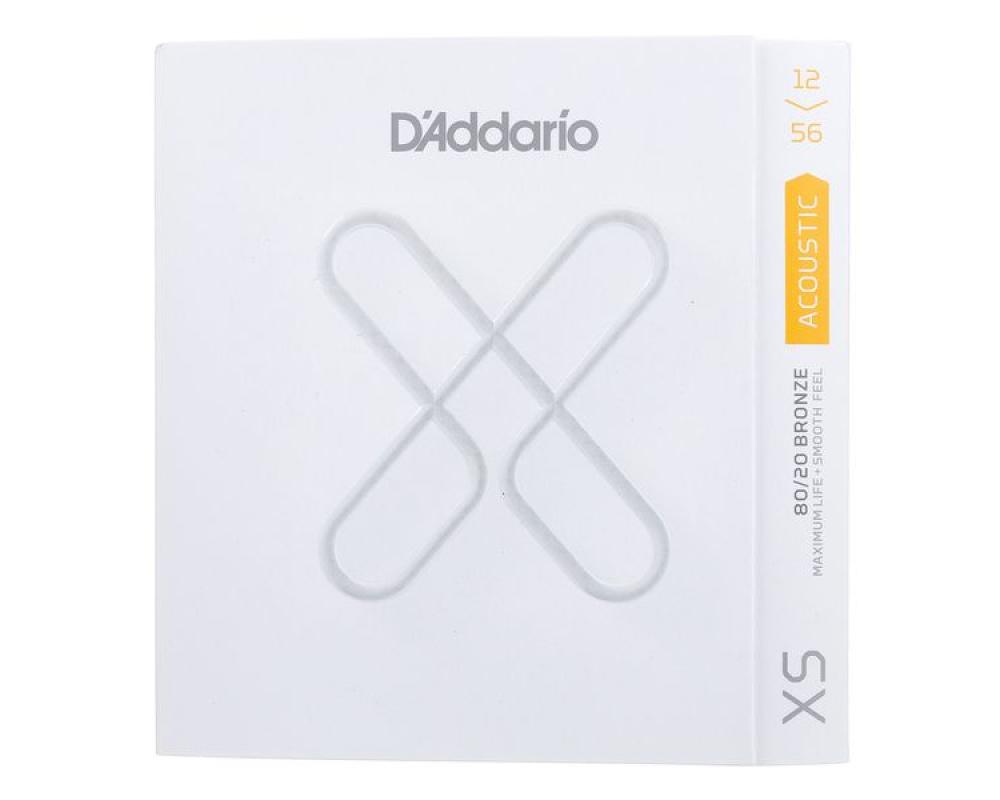 Daddario XSABR1256 12-56 Light Top/Medium Bottom, XS 80/20 Bronze Coated