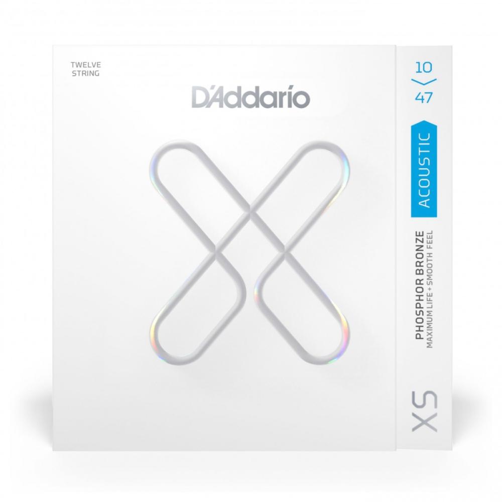 Daddario XSAPB1047-12  10-47 Light 12-String, XS Phosphor Bronze Coated