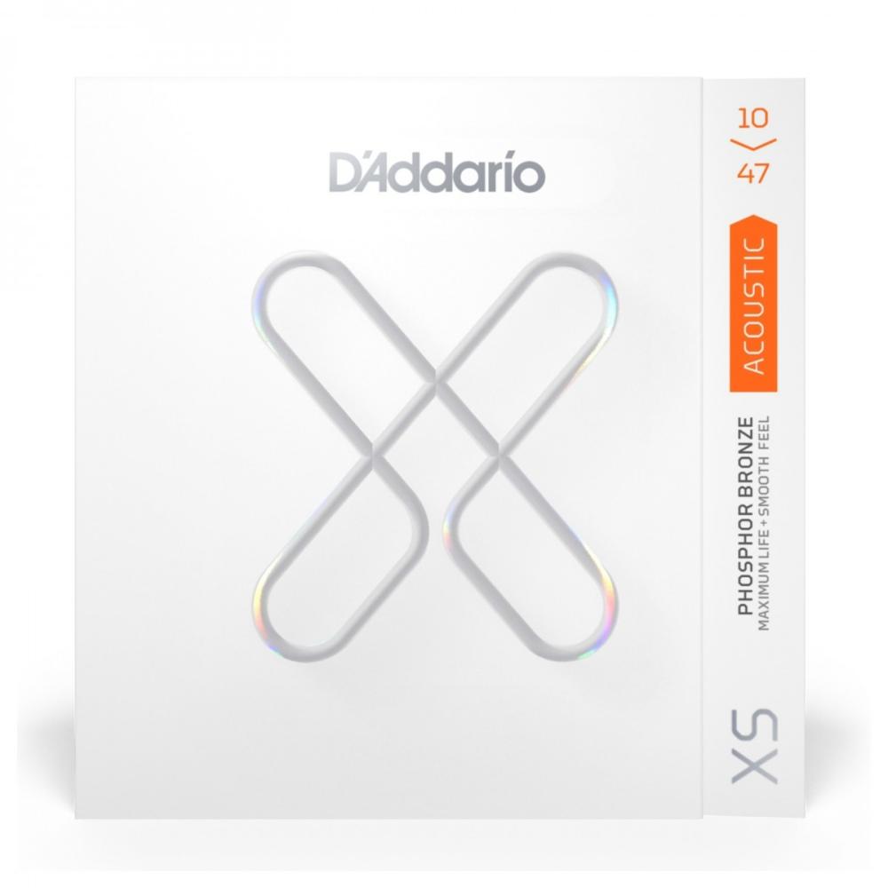 Daddario XSAPB1047  10-47 Extra Light, XS Phosphor Bronze Coated