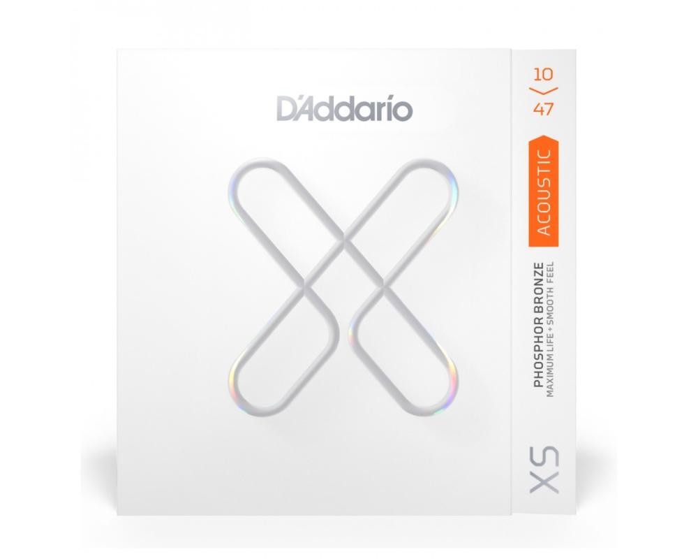 Daddario XSAPB1047  10-47 Extra Light, XS Phosphor Bronze Coated