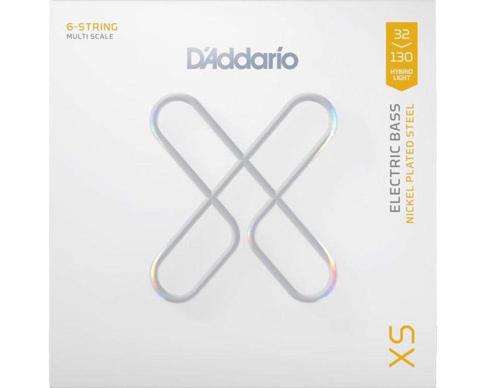 Daddario XSB32130MS 32-130 Hybrid Light, Multiscale Coated Bass Strings