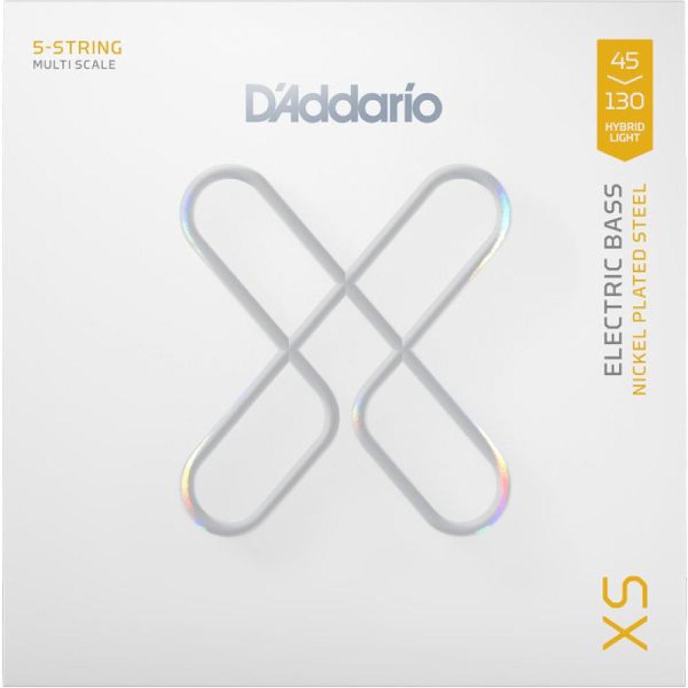 Daddario XSB45130MS 45-130 Hybrid Light, Multiscale Coated Bass Strings