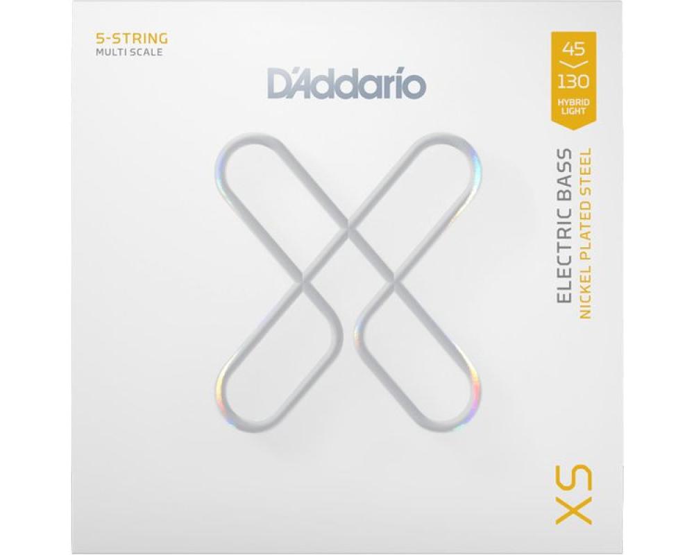 Daddario XSB45130MS 45-130 Hybrid Light, Multiscale Coated Bass Strings