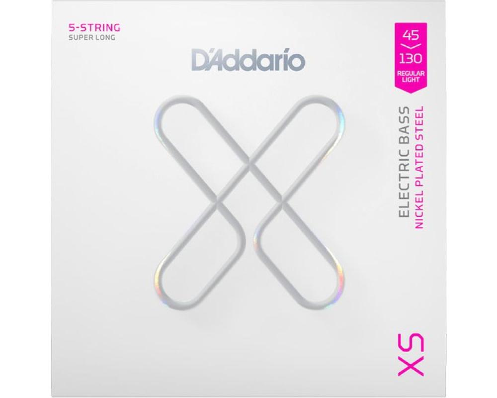 Daddario XSB45130SL 45-130 Regular Light, Super Long Scale Coated Bass String