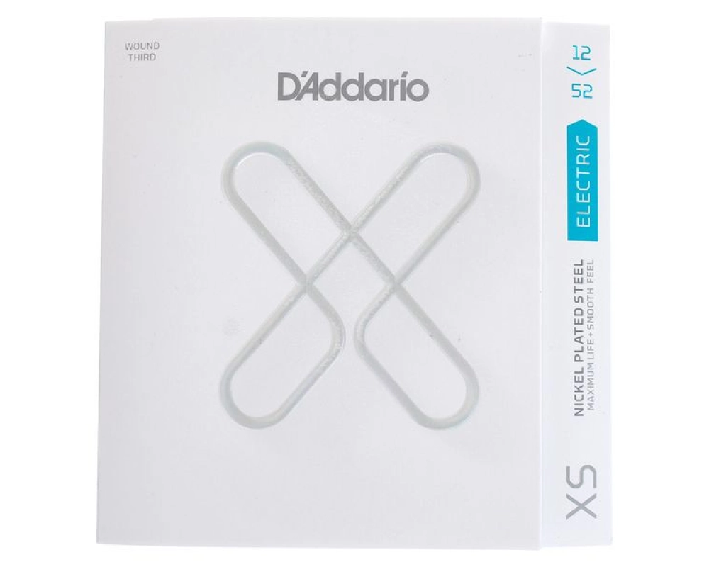 Daddario XSE1252W 12-52 Light Wound Third, XS Nickel