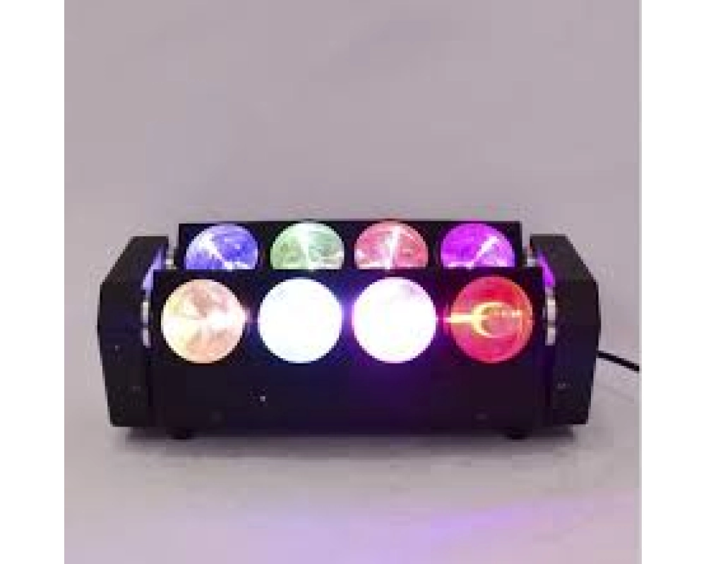Art System double heads beam light 8 leds de 10w cree leds rgbw