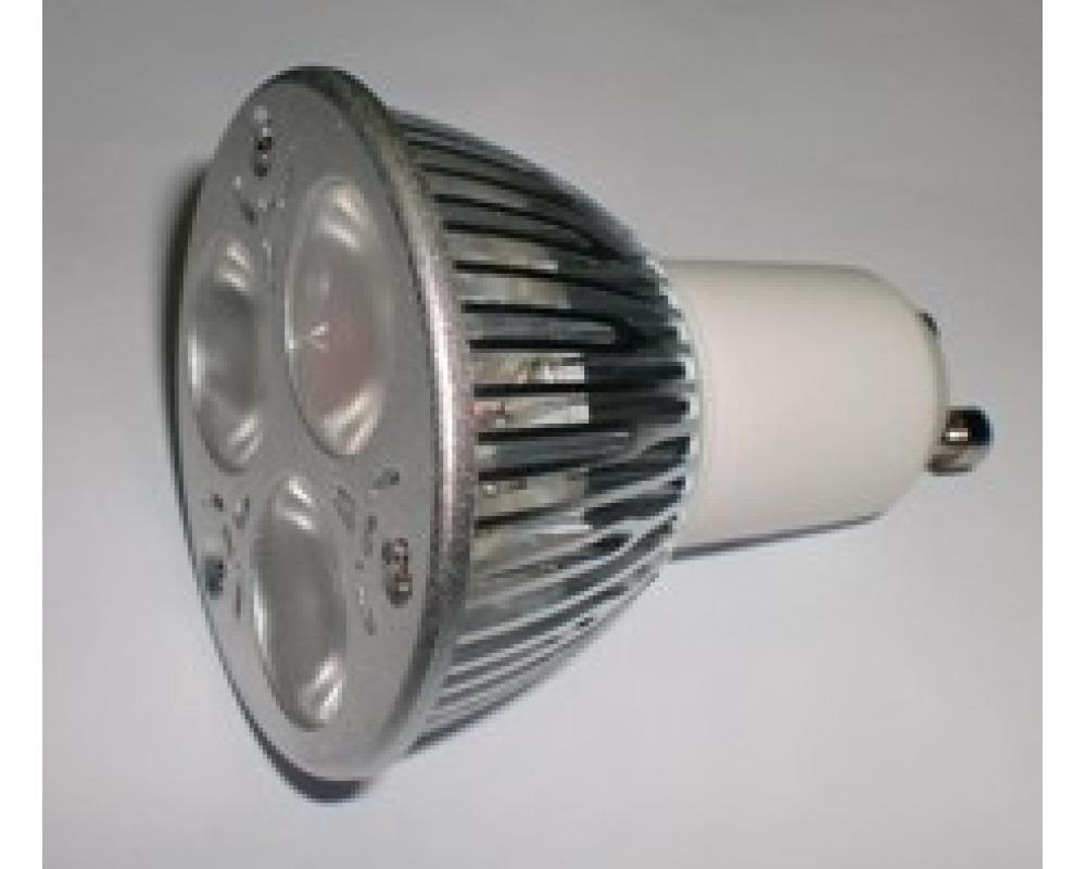Art System 3 leds de 1w,gu10, branco quente 3000ºk, 45º