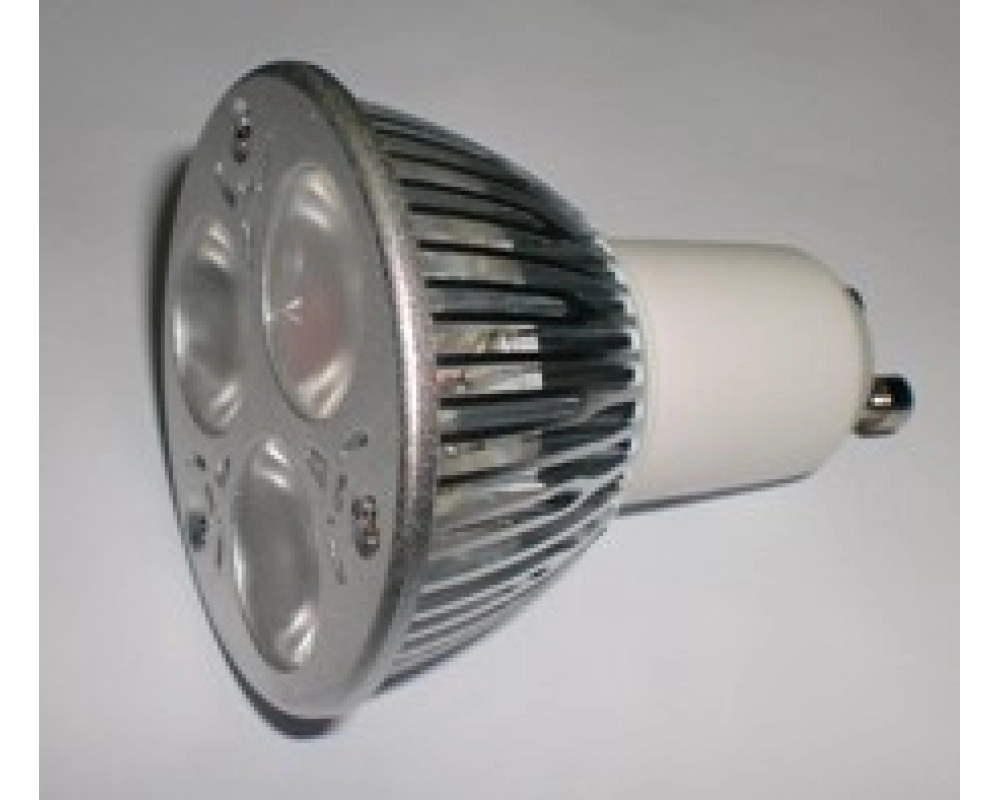 Art System 3 leds de 1w,gu10, branco quente 3000ºk, 45º
