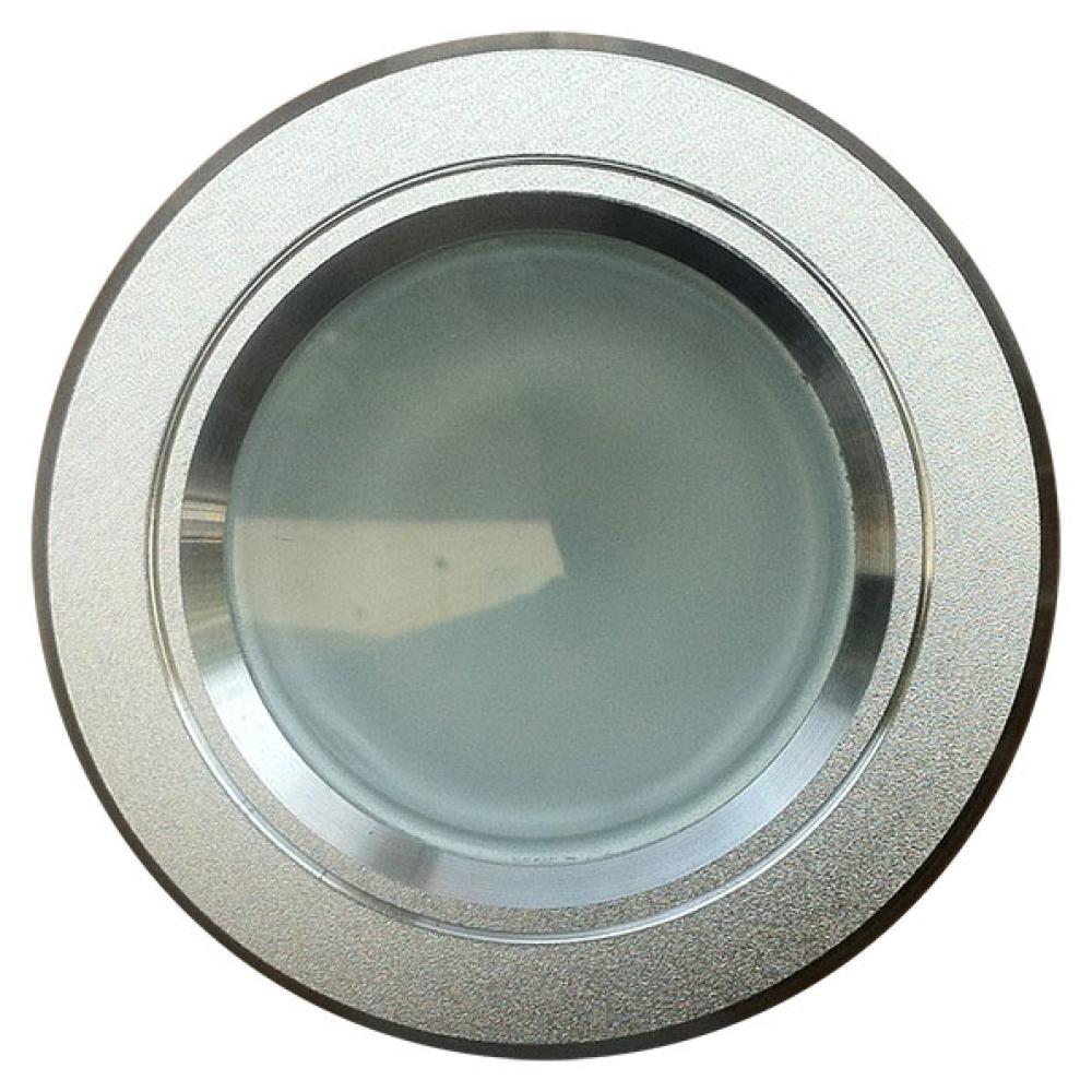 Art System 1 leds de 6w, 230v,branco frio 6400ºk,espelho cinza redondo, 120x40m