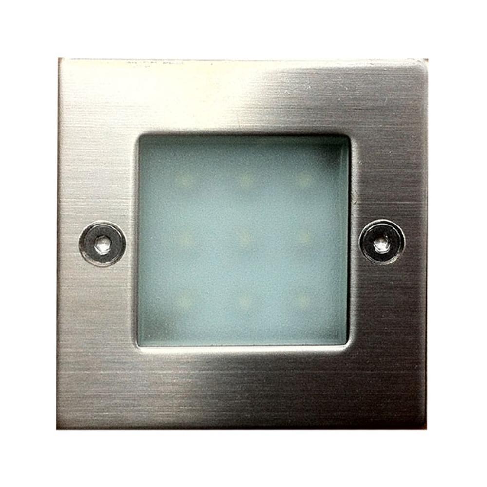 Art System 230V, 9x5mm LED, 0.8W, IP54, ALU, branco frio 71X71X51mm