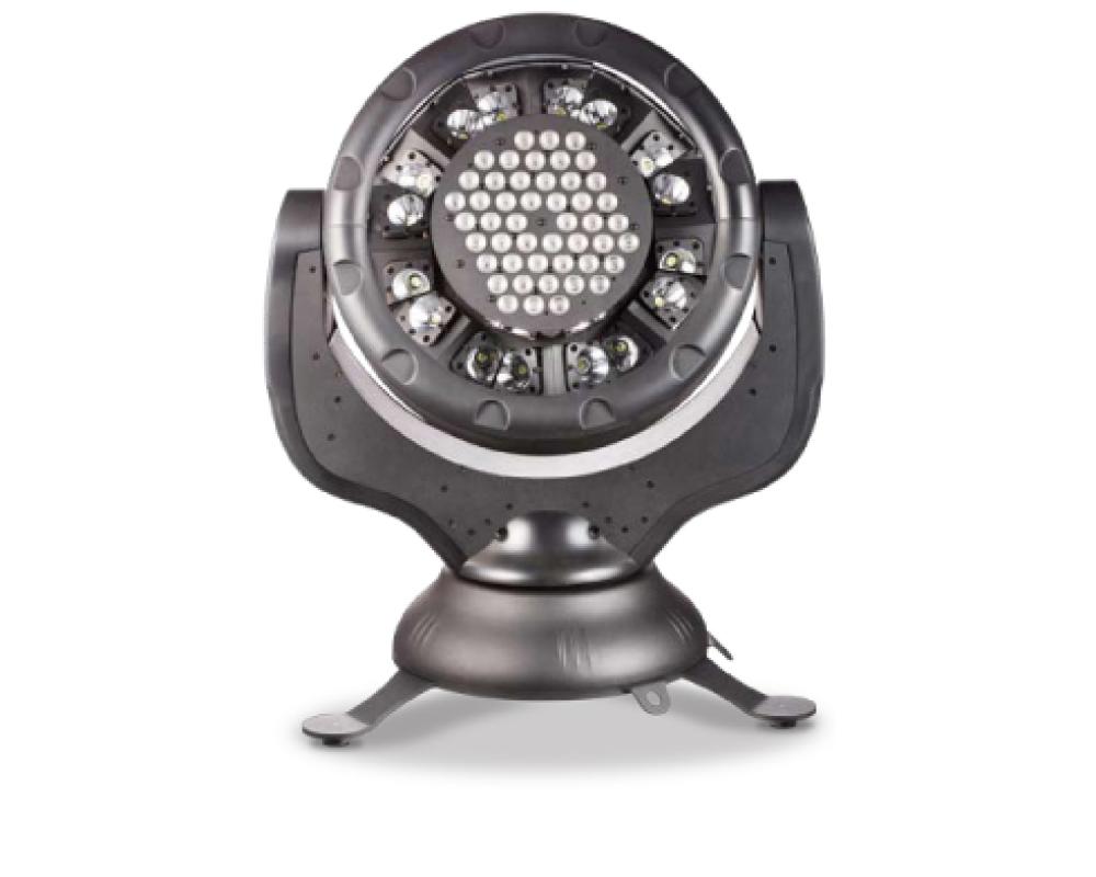 Art System Thunder 8144 - 48 x 3W RGB, rgbw strobe, 8 x 10W white rays