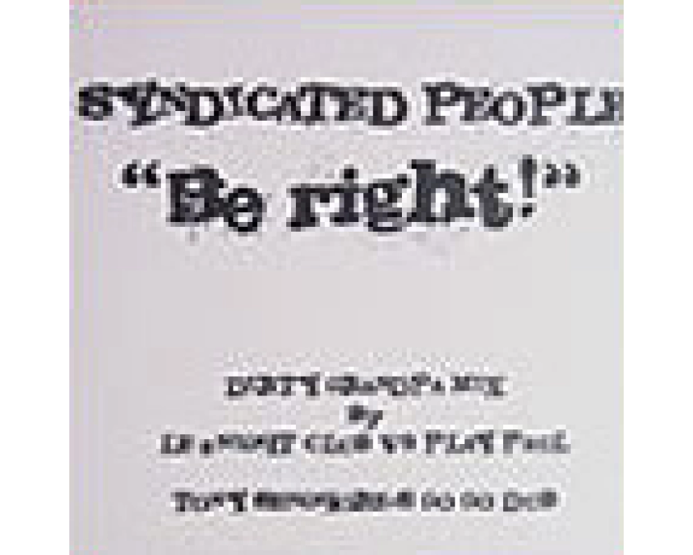 syndicated people - be right (disc 2)