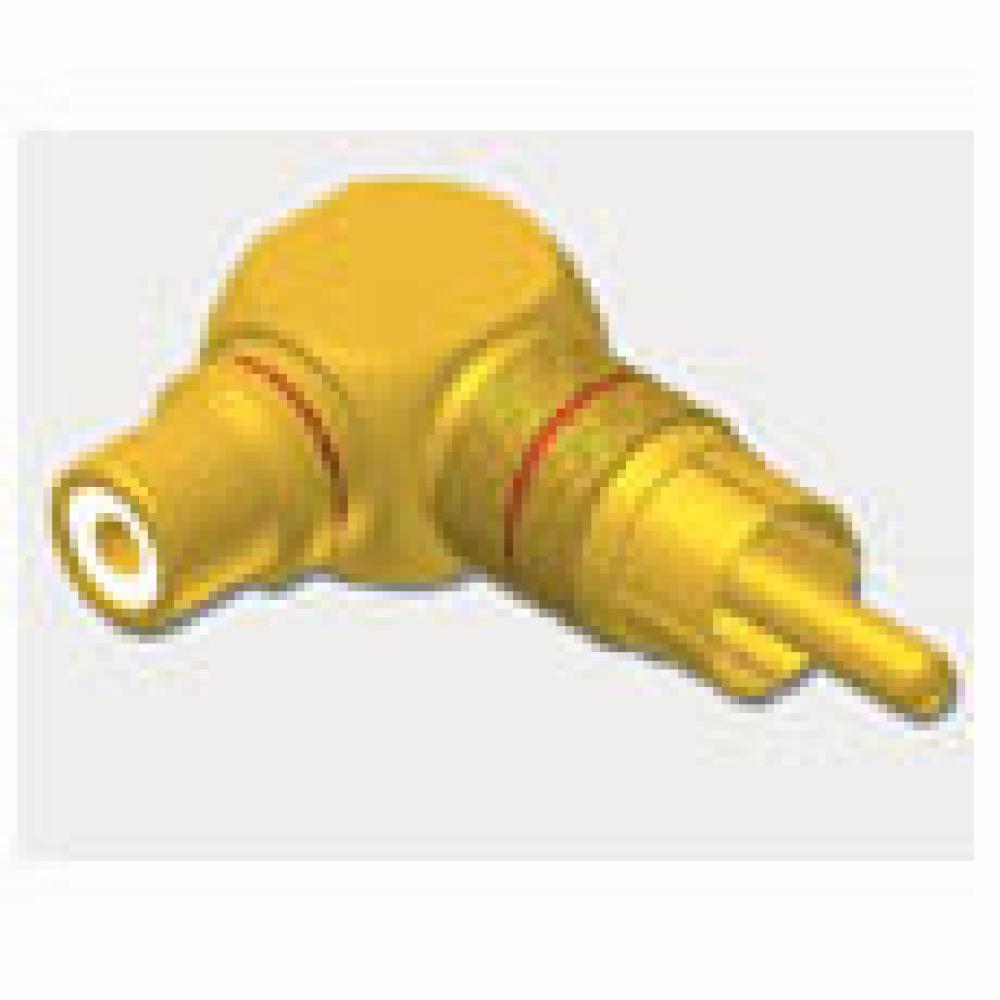 Procab RCA Femea - RCA macho 90 graus (gold plated)