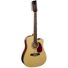 Brunswick Dreadnought Cutaway 12 String Natural