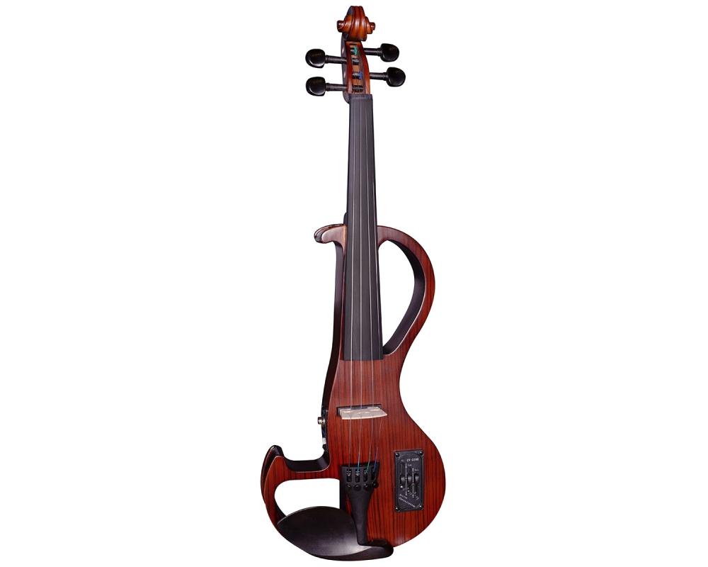 Hidersine Electric Violin Outfit - Zebrawood Finish
