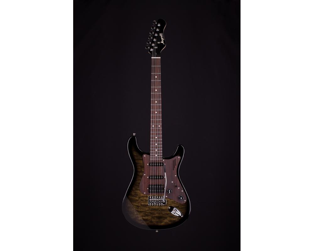 Magneto U-One Sonnet Modern See Thru Black Quilt with Gig Bag