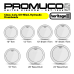 Promuco Heritage Drumhead 2-Ply Oil-Filled Bass Drum 20
