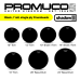 Promuco Shadow Drumhead Black Bass Drum 22