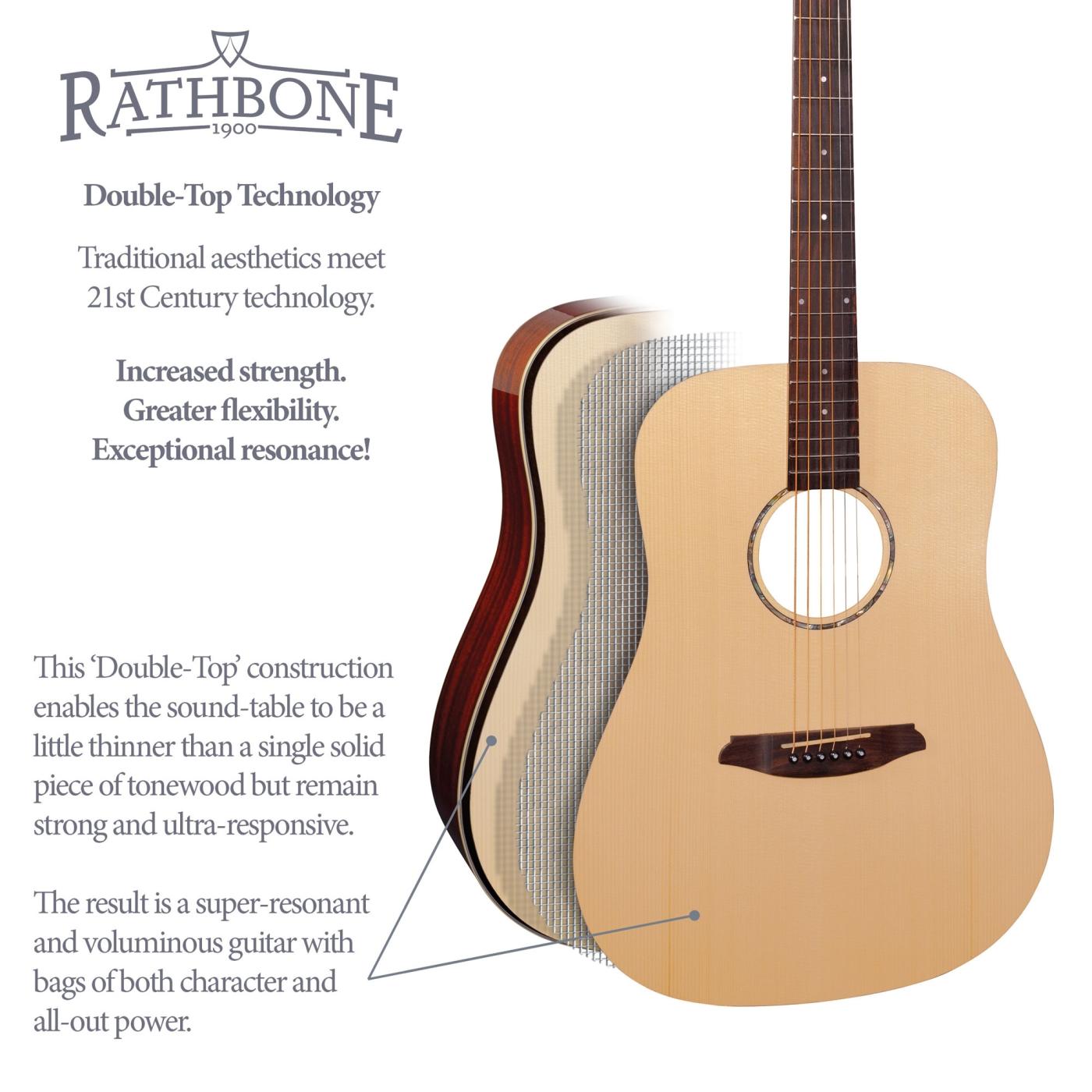 Rathbone No.3 - Double Top - Ebony E/Cut